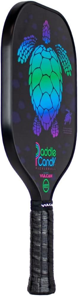 imageVulcan  Paddle Candy Sugar Skull Pickleball Paddle  Hybrid Performance  Polypropylene Core  USAP Approved  Multiple OptionsTurtle  Fiberglass Surface