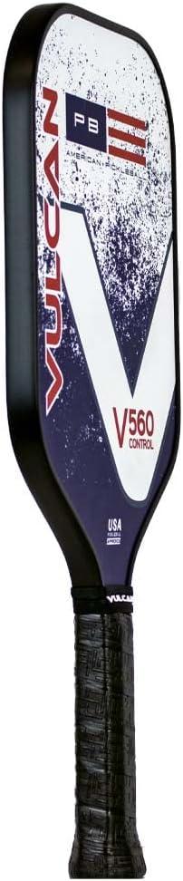 imageVulcan  V560 Pickleball Paddle  High Performance  USAP Approved  Multiple OptionsAmerican Pickleball  Fiberglass Surface  Control  Fiberglass Surface  Control