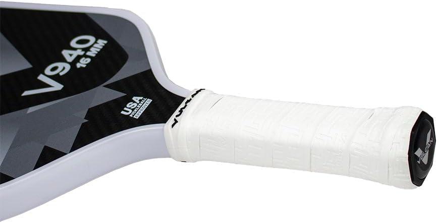 imageVulcan  V900 Pickleball Paddle Series  Hybrid Performance  Polypropylene Core  QuatroCarbon Fiber Surface  USAP Approved  Multiple ColorsBlack Diamond  QuatroCarbon Fiber Surface