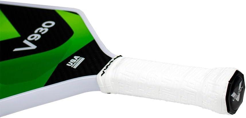 imageVulcan  V900 Pickleball Paddle Series  Hybrid Performance  Polypropylene Core  QuatroCarbon Fiber Surface  USAP Approved  Multiple ColorsEmerald  QuatroCarbon Fiber Surface