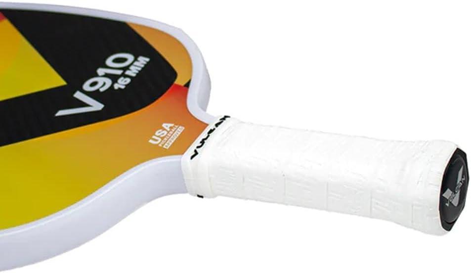 imageVulcan  V900 Pickleball Paddle Series  Hybrid Performance  Polypropylene Core  QuatroCarbon Fiber Surface  USAP Approved  Multiple ColorsTopaz  QuatroCarbon Fiber Surface