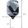 imageVulcan  V900 Pickleball Paddle Series  Hybrid Performance  Polypropylene Core  QuatroCarbon Fiber Surface  USAP Approved  Multiple ColorsBlack Diamond  QuatroCarbon Fiber Surface
