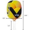 imageVulcan  V900 Pickleball Paddle Series  Hybrid Performance  Polypropylene Core  QuatroCarbon Fiber Surface  USAP Approved  Multiple ColorsTopaz  QuatroCarbon Fiber Surface
