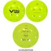 imageVulcan  VPRO Flight Outdoor Pickleball Official Ball of The PPA Tour ampamp MLP  3 6 12 36 ampamp 100 Ball Pack  HiVis Yellow6Pack  HiVis Yellow