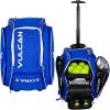 imageVulcan  VMAX Pickleball Backpack  Roller Bag  Travel Friendly  Multiple ColorsBlue  White