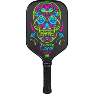 imageVulcan  Paddle Candy Sugar Skull Pickleball Paddle  Hybrid Performance  Polypropylene Core  USAP Approved  Multiple OptionsMulti