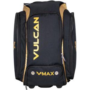 imageVulcan  VMAX Pickleball Backpack  Roller Bag  Travel Friendly  Multiple ColorsBlack  Gold