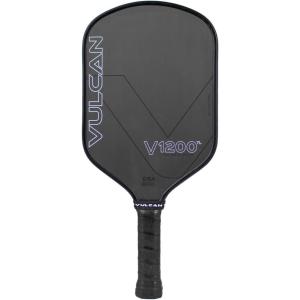 imageVulcan V1200 T800 Raw Carbon Fiber Pickleball Paddle
