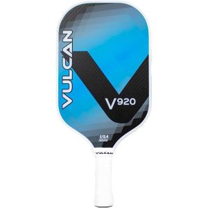 imageVulcan  V900 Pickleball Paddle Series  Hybrid Performance  Polypropylene Core  QuatroCarbon Fiber Surface  USAP Approved  Multiple ColorsSapphire  QuatroCarbon Fiber Surface