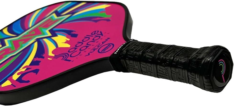 imageVulcan  Paddle Candy Freakshow Pickleball Paddle  Hybrid Performance  Polypropylene Core  Carbon Fiber Surface  USAP Approved  Multiple ColorsRave  Carbon Fiber Surface