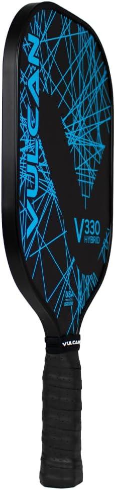 imageVulcan  V330 Pickleball Paddle  Hybrid Performance  Polypropylene Core  Fiberglass Surface  USAP Approved  Multiple ColorsBlue Lazer