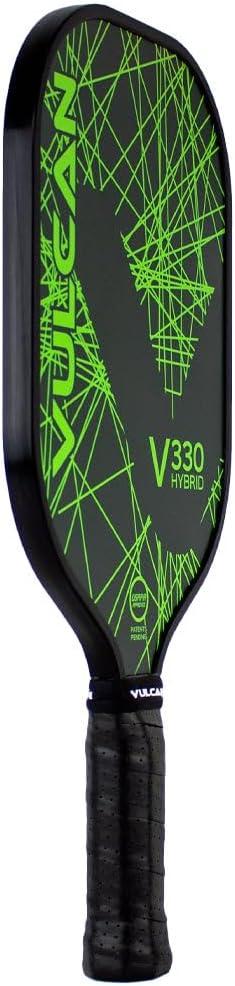 imageVulcan  V330 Pickleball Paddle  Hybrid Performance  Polypropylene Core  Fiberglass Surface  USAP Approved  Multiple ColorsBlue Lazer