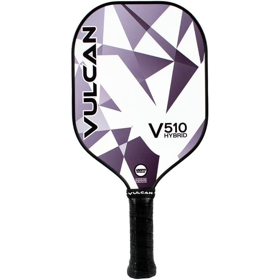 imageVulcan  V510 Pickleball Paddle  Hybrid Performance  Polypropylene Core  Carbon Fiber Surface  USAP Approved  Multiple ColorsLight Geo  Carbon Fiber Surface