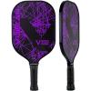 imageVulcan  V330 Pickleball Paddle  Hybrid Performance  Polypropylene Core  Fiberglass Surface  USAP Approved  Multiple ColorsLime Lazer  Graphite Surface