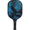 imageVulcan  V330 Pickleball Paddle  Hybrid Performance  Polypropylene Core  Fiberglass Surface  USAP Approved  Multiple ColorsBlue Lazer