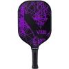 imageVulcan  V330 Pickleball Paddle  Hybrid Performance  Polypropylene Core  Fiberglass Surface  USAP Approved  Multiple ColorsPurple  Black