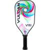 imageVulcan  V550 Pickleball Paddle  Hybrid Performance  Polypropylene Core  Carbon Fiber Surface  USAP Approved  Multiple ColorsWhite Entropy  Carbon Fiber Surface  Elongated Shape