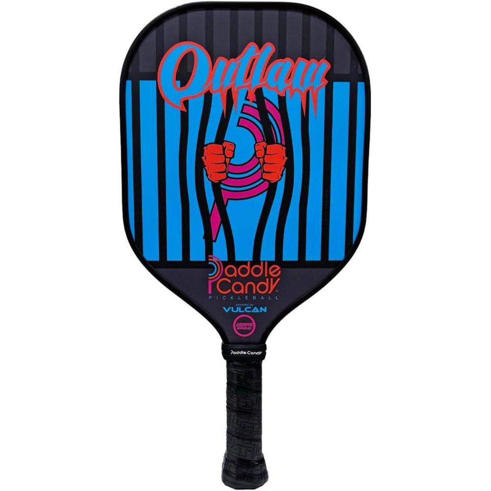 imageVulcan  Paddle Candy Freakshow Pickleball Paddle  Hybrid Performance  Polypropylene Core  Carbon Fiber Surface  USAP Approved  Outlaw