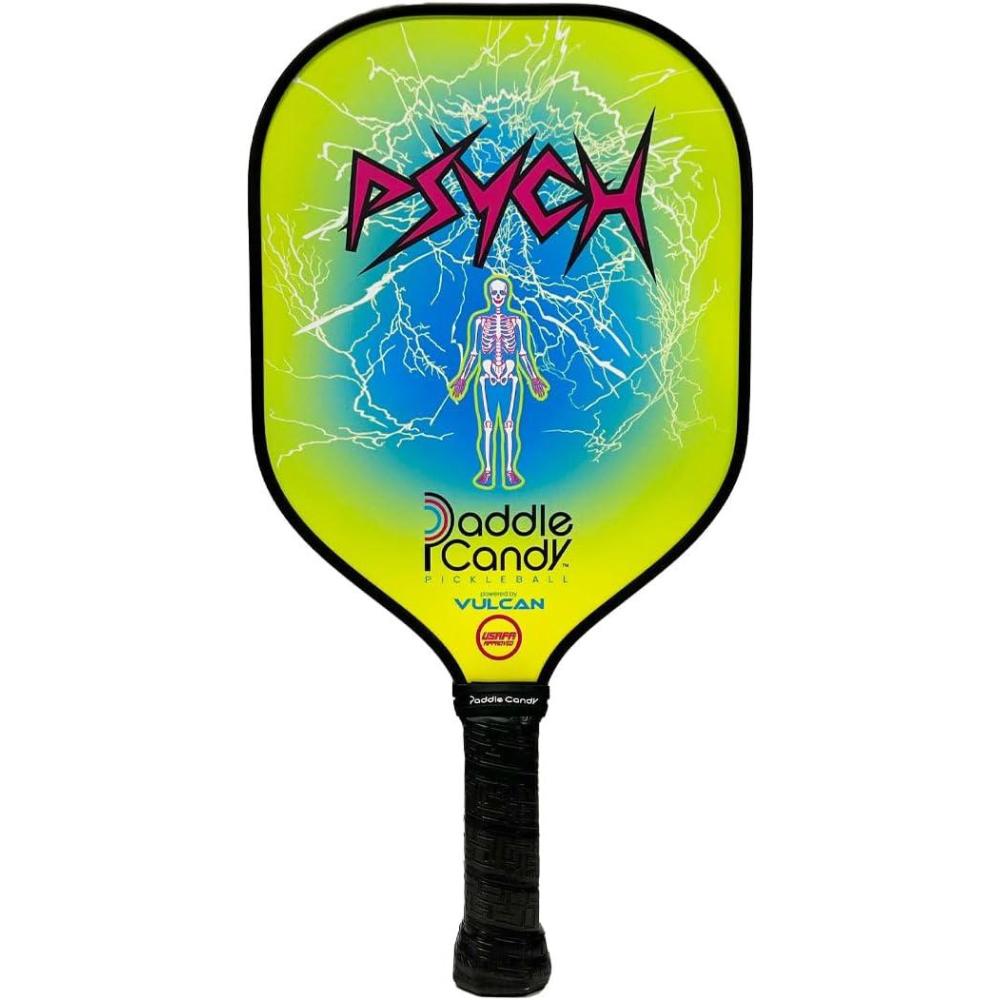 imageVulcan Freakshow Pickleball Paddle  Hybrid Performance  Polypropylene Core  Carbon Fiber Surface  USAP Approved  Psych